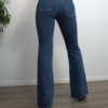 Jeans a Zampa in Denim Blu