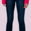 Jeans Skinny a Vita Alta con Dettaglio Bottoni