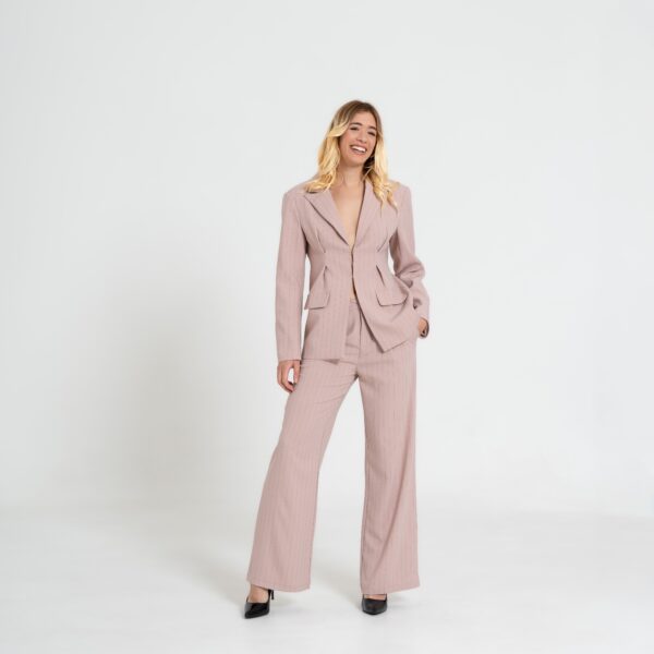 Tailleur Donna Rosa Cipria – Eleganza Decisa