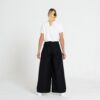 Pantaloni Palazzo Neri con Micro Strass